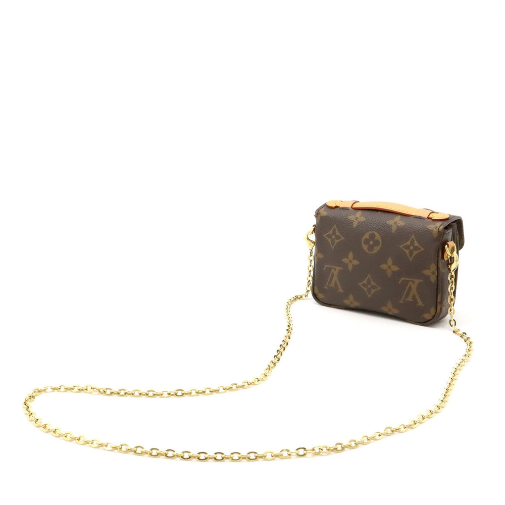 Louis Vuitton Shoulder Case Metis Monogram Accessory Clutch Chain Bag